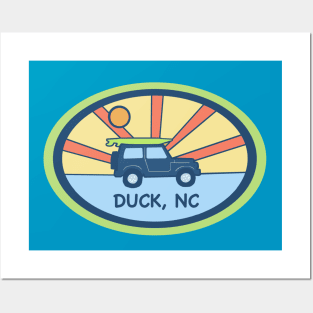 DUCK NC BEACH DAY Posters and Art